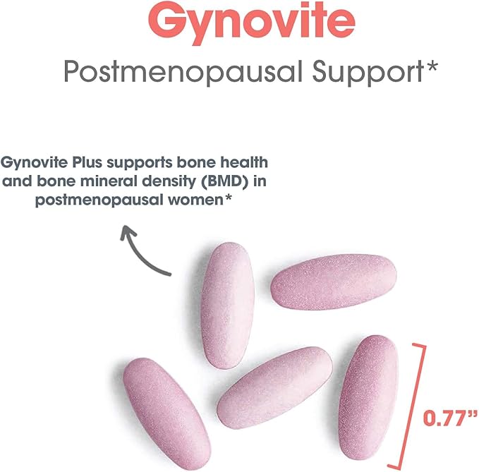 Optimox Gynovite - Menopause Supplements for Women Post Menopause Support Vitamins for Hot Flash Night Sweats Women's Menopausal Comfort - 180 Tablets