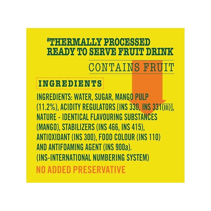 Frooti Mango Drink 125 ml Pack of 40