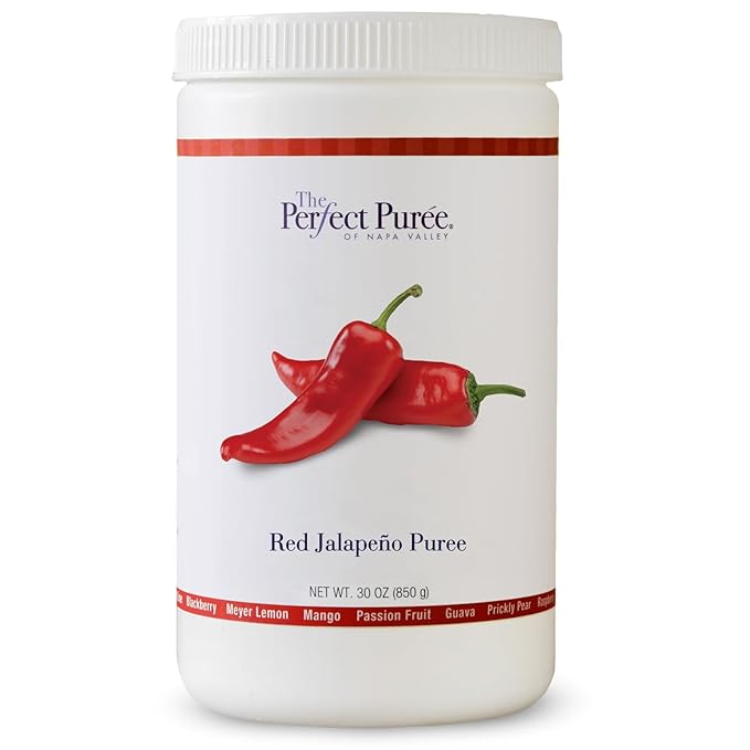 The Perfect Puree Red Jalapeno Puree 30 Ounce - 6 per case