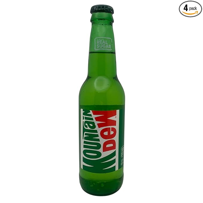 Mountain Dew Soda Drink 4 Count