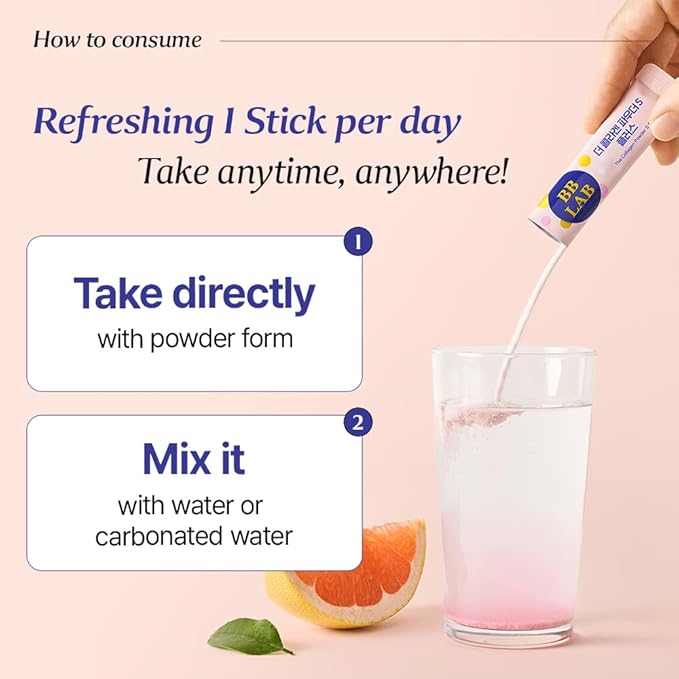 [Lowest Price Deals Set] Collagen Powder S HSN Biotin Collagen Powder Stick Korean Marine Collagen Fish Collagen Vitamin C Biotin Fast Absorption Fruit Flavored
