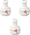 Set of 3 Round Flower Skit Juice (Large) [7.5 x 11 cm (210cc)] | Juitsugi Arita Ware Setomonohonpo