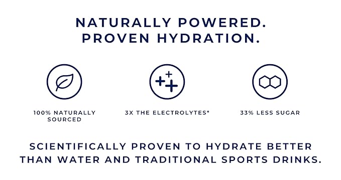 GoodSport Electrolyte Sports Drink Rapid &amp Long-lasting Hydration (16.9 Fl Oz (Pack of 12) Fruit Punch)