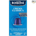 Caffè Borbone Crema Classica Aluminum Capsules Compatible with Nespresso Original Machines Medium Roast 100 Count