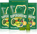 NEWELLME Super Greens Gummies Delicious Daily Greens Multivitamin Gummy Bears with Superfoods Fiber &amp Probiotics for Gut Health Energy &amp Immune Support Sugar Free 42 Grab-and-Go Packs