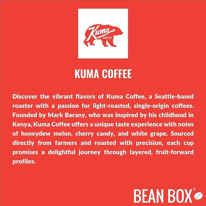 Bright Blend - Roasted by Kuma Coffee - Whole Bean Coffee - 12 Ounce Bag