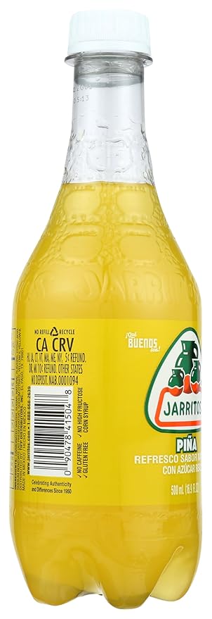 Jarritos Drink Pineapple 16.9 Ounce (Pack of 24)