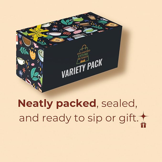 Coffee K-Cup Variety Pack – 16 Count Dark Medium &amp Flavored Single-Serve Pods Compatible with Keurig Brewers Gift-Ready Box (16 Flavors)