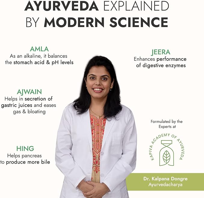 Kapiva Digesti Care Juice 1L - Provides Relief From Acidity &amp Bloating | Blend of 5 Ayurvedic Herbs to Aid Digestion