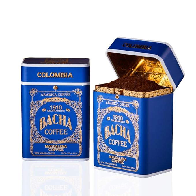 Bacha Coffee | Magdalena Single Origin Ground Beans Medium Roast 100% Arabica Specialty Coffee 250g Signature Nomad Collection Gift Box