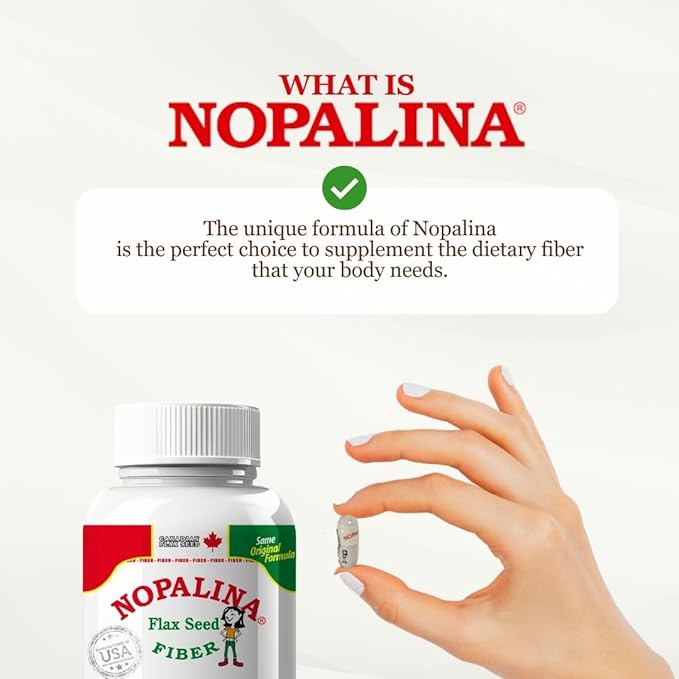 Nopalina Flax Seed Plus Capsules 240 Capsules