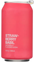 United Sodas Of America Soda Strawberry Basil 12 FO.