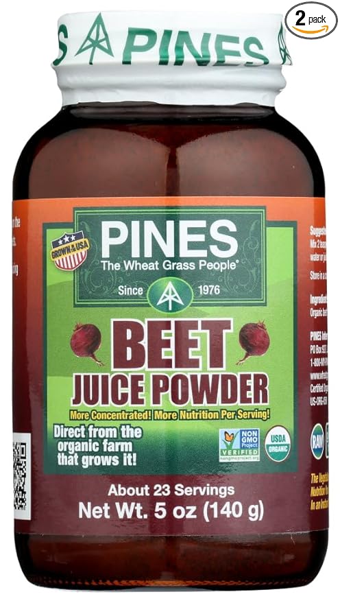 2 Packs of Pines International Beet Juice Powder - 5 Oz