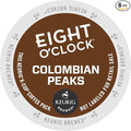 Eight O Clock Colombian Peaks Single-Serve Keurig K-Cup Pods Medium Roast Coffee 144 Count (6 Boxes of 24 Pods)