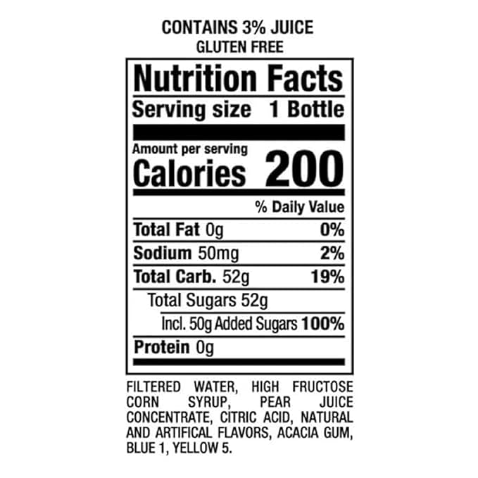 Mis-tic Vibrant Flavor Bahama Blueberry Juice 16 fl oz - 12 Plastic Bottles (Pack of 12 Bahama Blueberry)
