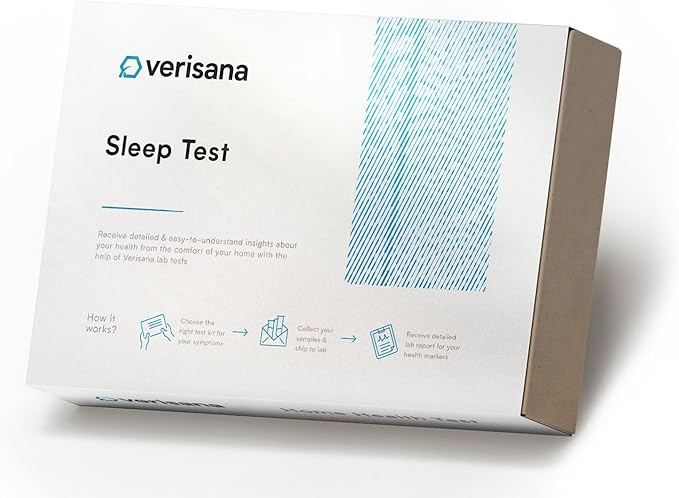 Sleep Test – Determines Cortisol and Melatonin Levels – Hormone Health Test for Sleeping Difficulty – Easily &amp Conveniently from Home – Analysis by CLIA-Certified Lab – Verisana