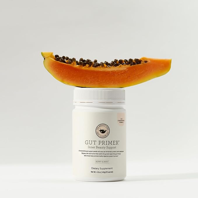 The Beauty Chef Gut Primer™ Inner Beauty Support – Bio-fermented Formula for Gut Repair &amp Digestive Health Promotes Gut Lining Integrity &amp Reduces Discomfort Berry &amp Mint Flavor 4.9 oz