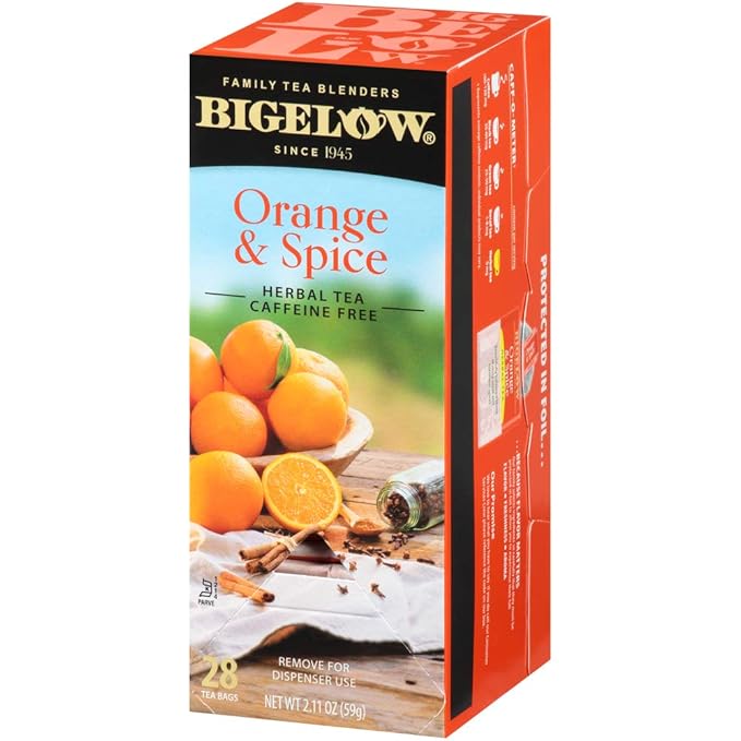 Bigelow Orange Spice Tea 28 Count (Pack of 6)