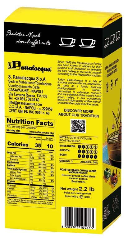 Passalacqua Ibis Redibis 30% Arabica Coffee Beans - Medium Dark Roast