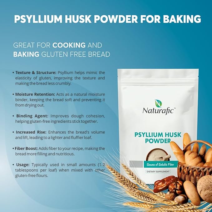 Psyllium Husk Powder Unflavored – Digestive Fiber Supplement for Bowel Regularity &amp Gut Health – Non-GMO Gluten-Free Vegan Keto Friendly – 32oz
