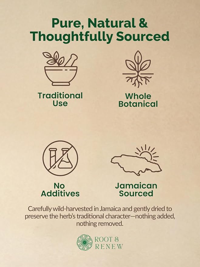 Whole Dried Duck Flower Detox | Jamaican Herbal Cleanse | Natural Botanical Wellness Support | No Additives | Traditionally Dried Whole Flower