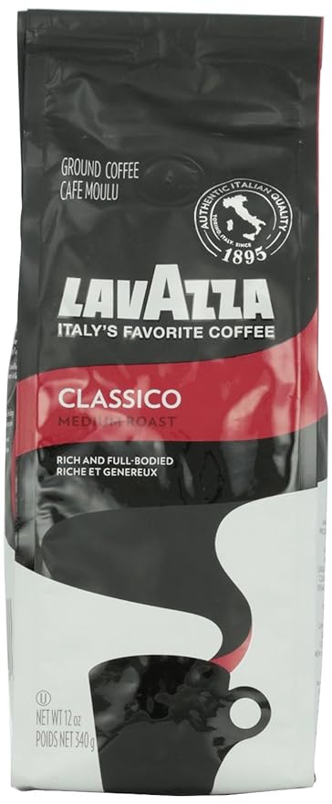 Lavazza Classico Medium Roast Coffee Grnd 12 Oz