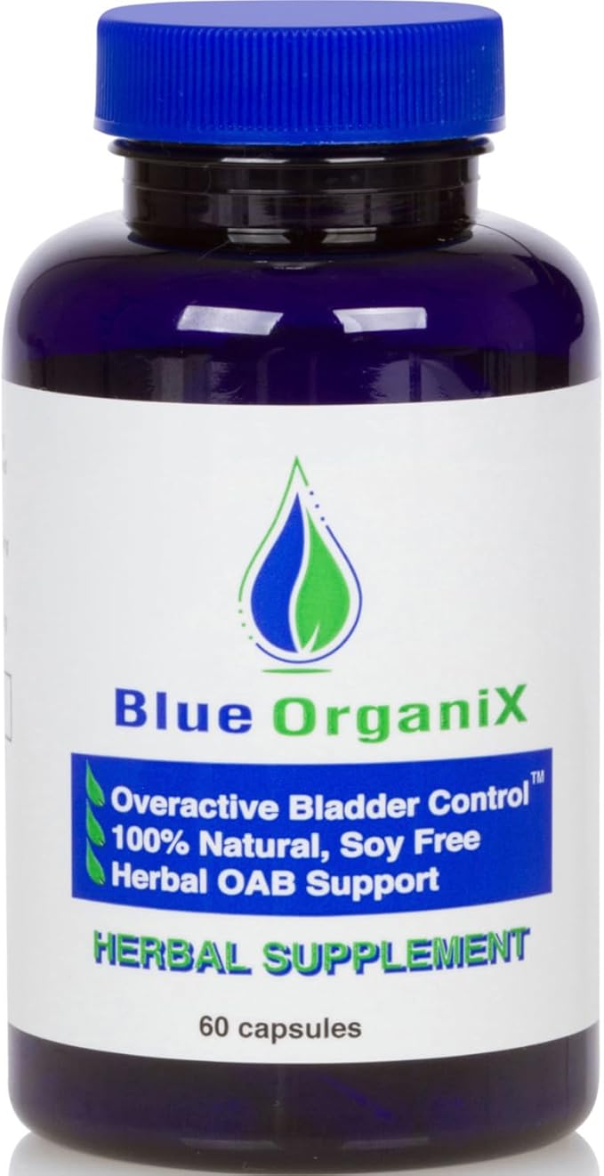 Overactive Bladder Control for Women and Men Support Frequent Urination Nocturia or Incontinence 60 Vegetarian Capsules 1 Bottle Soy Free Pumpkin Seed Extract Supplement