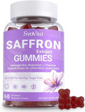 Saffron Supplements Gummies with Saffron Extract Sugar Free 60 Count