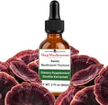 Reishi Tincture Daily Supplement Double Extracted for High Potency 2 Fl oz 60 doses