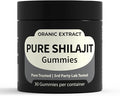 Shilajit Gummies–Himalayan Source 9000mg Energy &amp Immune Support for Men &amp Women Fulvic Acid + 85 Trace Minerals Manuka Honey Flavor Organic Non-GMO 30 Vegan Gummies