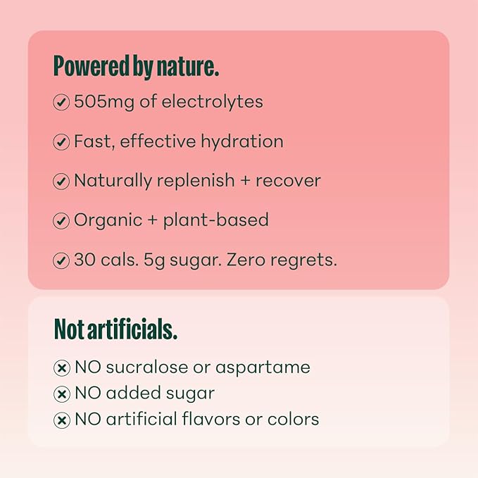 NOOMA - Hydrating Sports Drink - Electrolyte Drink with Organic Coconut Water - Organic &amp No Added Sugars - Rapid Hydration - 30 Calories &amp 505mg Electrolytes - Watermelon Lime - 12 Pack (16.9