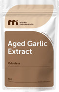 Micro Ingredients Odorless Garlic 300 Softgels | 2 Years Aged Garlic Extract | Grown Allium Sativum Bulb | Natural Herbal Supplements | Non-GMO Gluten Free