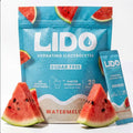 LIDO Watermelon Electrolyte Powder Packets — Clean Zero-Sugar Hydration Drink Mix with Balanced Sodium for Fast Replenishment — Vegan Paleo &amp Fasting Friendly — 28 Sticks