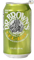 Dr. Brown's Natural Flavor Cel-Ray Celery Soda With Other Natural Flavors 12 fl oz Cans (9 Cans)
