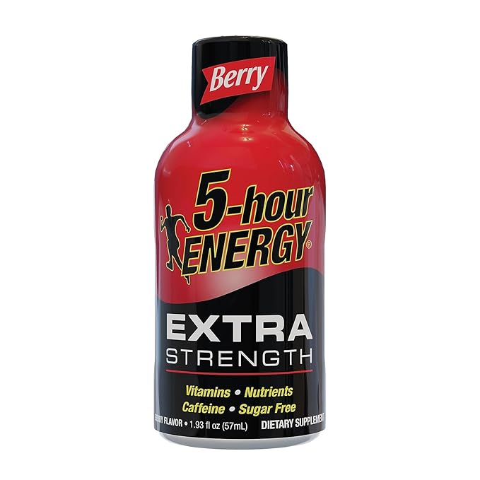 5-Hour Energy Extra Strength Beverage Black Berry 46.32 Fl Oz