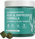 Revive Hair Gummies - Sea Moss Gummies with Hair Skin &amp Nails Vitamins with Seamoss Pearl Powder Vitamin E Aloe Vera Liposomal Vitamin C 30 Count