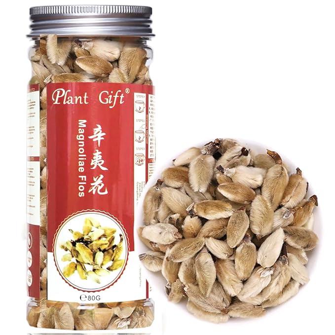 Plant Gift Chinese Medicine Herbal Tea dried magnolia flower flos 辛夷花 magnoliae Xin Yi Hua health skin care Flower Tea Herbs 80g/2.82oz