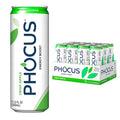 PHOCUS Caffeinated Sparkling Water Crisp Apple 75mg Natural Caffeine Plus L-Theanine Zero Sugar Zero Calories No Artificial Sweeteners 11.5 fl oz Cans (Pack of 12)