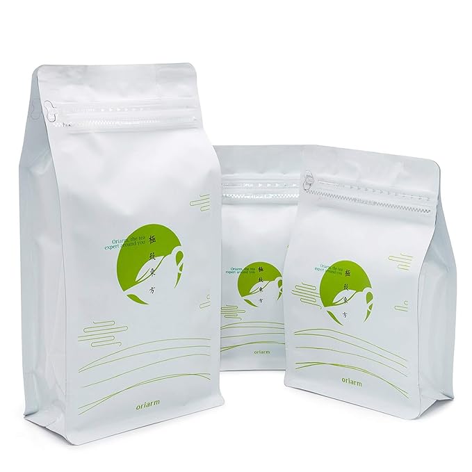 Oriarm 2025 Bi Tan Piao Xue Jasmine Tea Loose Leaf 900g (Pack of 2) - Chinese Mao Feng Green Tea with Jasmine Flowers - Yuqian 1st Grade