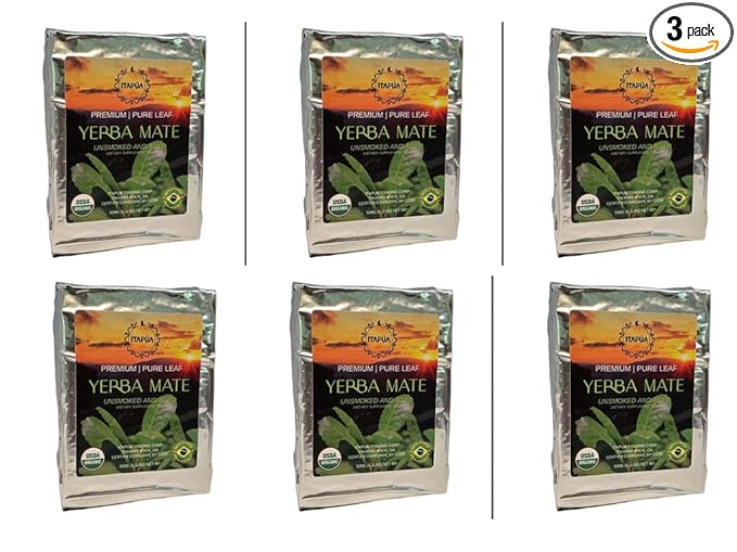 GOYERBAMATE Premium Organic Yerba Mate (Pure Leaf Smoke Free Aged) (3 KG (6.6 LBS))