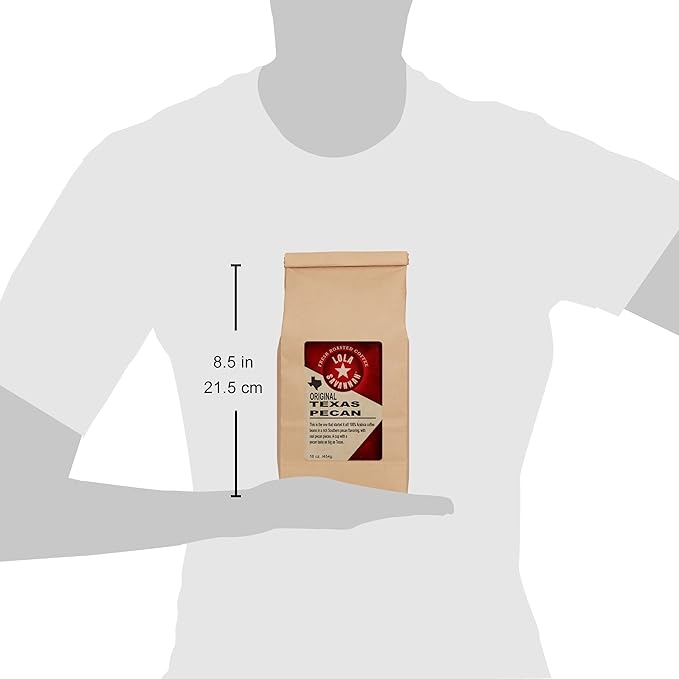 Lola Savannah Texas Pecan Ground Caffeinated Coffee 1lb