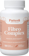 Pattern Wellness Fibro Complex – Advanced Formula with BioPerine® for Nutrient Absorption – Supports Muscle Joint &amp Mobility Health – 90 Vegan Capsules