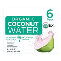 Organic Coconut Water 14 Fl oz 6 Count - 100% Juice Not from Concentrate - USDA Organic &amp Non-GMO - Electrolyte-Rich Hydration - No Added Sugar - Total 84 Fl oz