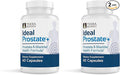 Advanced Men's Prostate Support by Ideal Prostate Plus with Saw Palmetto Lycopene and More for Natural Relief (Pack of 2)