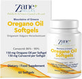 Zane Hellas 130 mg Carvacrol - 150 mg Oregano Oil per Softgel. World Highest Concentration Oregano Oil Capsule. Softgel Contains 30% Greek Essential Oil of Oregano. 60 Softgels.