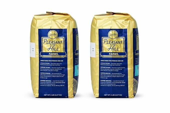 Premium Selection Ground Coffee Bland 2 Pack (5 lb Each) Arabica beans Restaurant blend