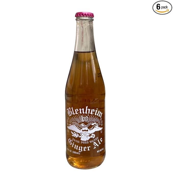 Blenheim Ginger Ale 12oz Bottle - Hot Flavor - 6 Pack