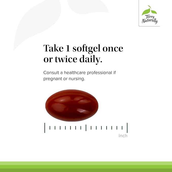 Terry Naturally Pomegranate Seed Oil - Dietary Supplement to Support Cardiovascular Health - Herbal Non-GMO Supplement with Omega-5 &amp Pomegranate Extract - 60 Softgels 2 Pack