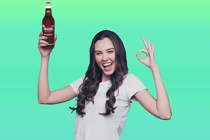 Stewart's Wishniak Black Cherry Soda 12 fl oz (12 Glass Bottles)