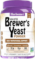Bluebonnet Nutrition Super Earth Brewers Yeast Powder Super Food Whole Food Source for Vitamins Great Tasting Vegan Vegetarian Non GMO Gluten Free Soy Free Milk Free Kosher 2 lb